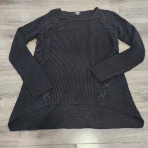 Black Lace Sweater